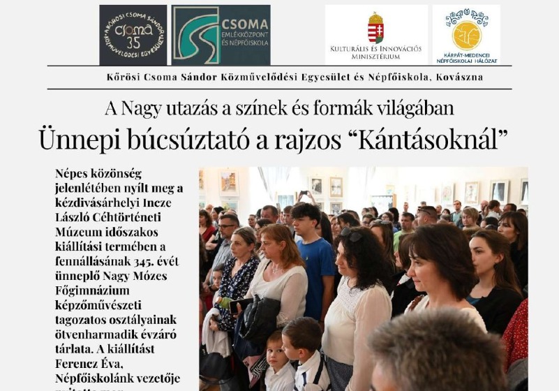 Ünnepi búcsúztató a rajzos “Kántásoknál”