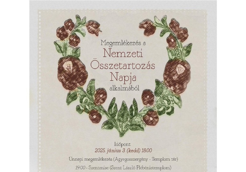 Megemlékezés a Nemzeti Összetartozás Napja alkalmából