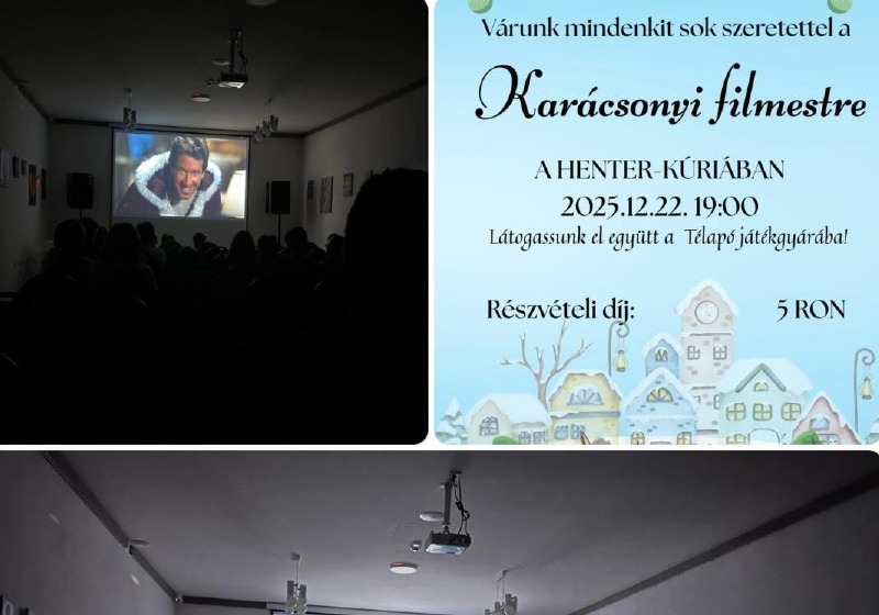 Karácsonyi filmest a Henter-kúriában