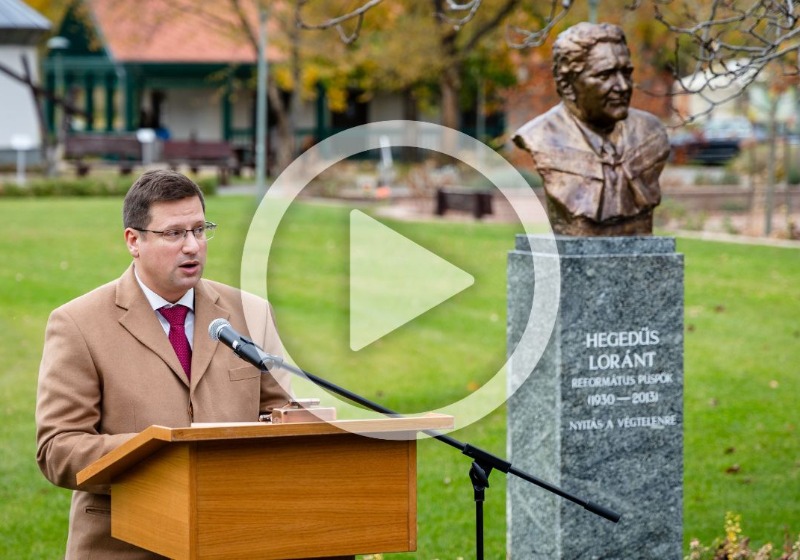 Gulyás Gergely beszéde Hegedűs Loránt református püspök szoboravató ünnepségén Lakiteleken